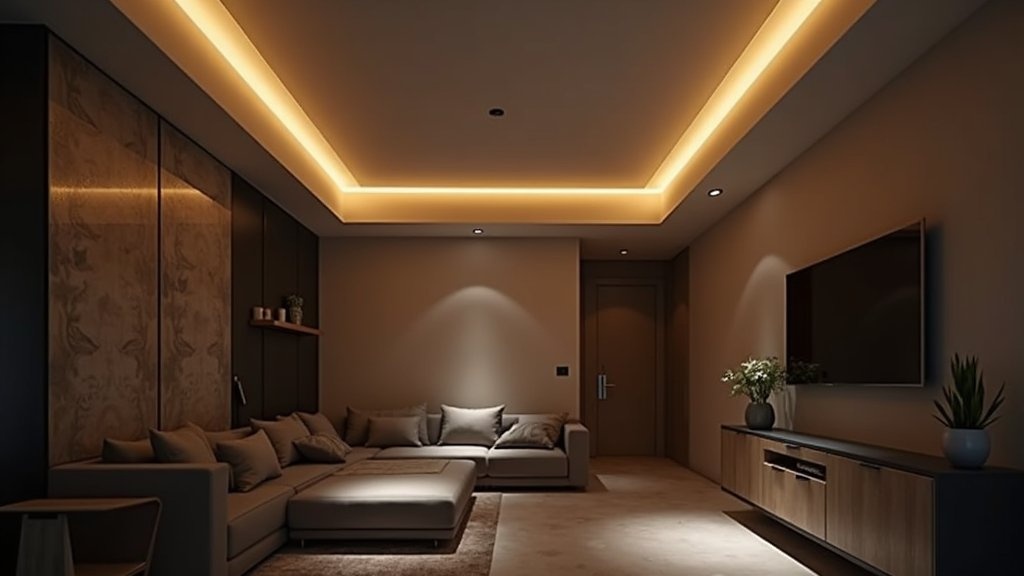 LED-Trockenbauprofil schwarz