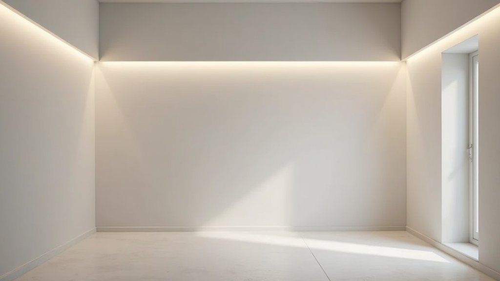 LED-Trockenbauprofil mit Verputzfläche
