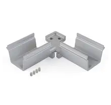 XL340 LED-Profil-Eckverbinder 90° in Silber, Weiß oder Schwarz