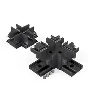 X‑Verbinder für LED Alu Profil XL306 – Kreuzverbinder in Alu‑Silber, Weiß oder Schwarz