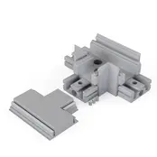 T-Verbinder für drei XL306 LED-Profile – Silber, Weiß oder Schwarz