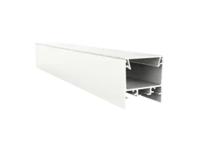 Weißes LED-Profil 30x30,92 mm mit opaler Klickabdeckung – XL306WEISS