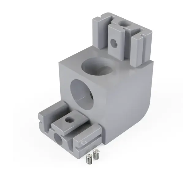 Inneneckverbinder 90° für LED Alu Profil XL306 – Innenwinkel‑Verbinder in Alu‑Silber, Weiß oder Schwarz