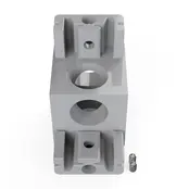 Inneneckverbinder 90° für LED Alu Profil XL306 – Innenwinkel‑Verbinder in Alu‑Silber, Weiß oder Schwarz