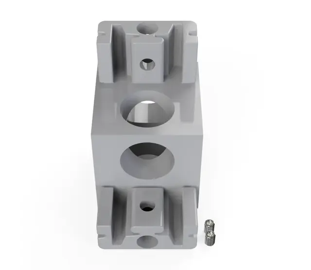 Inneneckverbinder 90° für LED Alu Profil XL306 – Innenwinkel‑Verbinder in Alu‑Silber, Weiß oder Schwarz