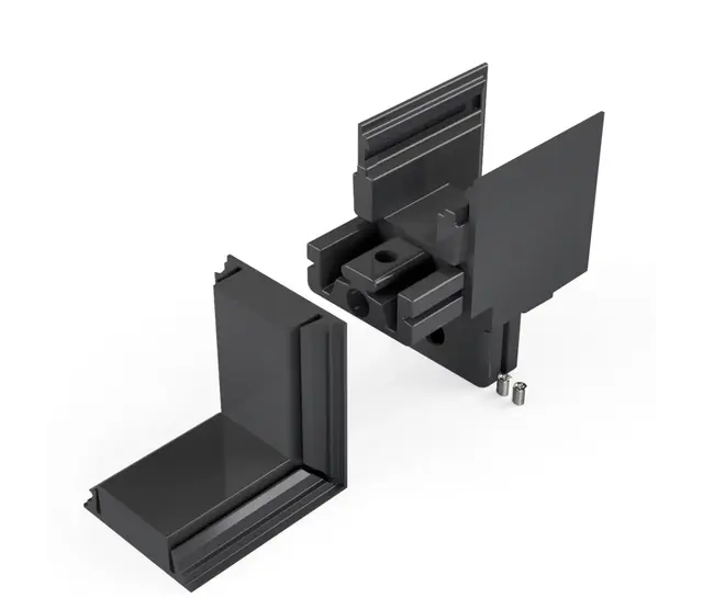 90°-Außeneckverbinder für XL306 LED-Profile – Silber, Weiß oder Schwarz