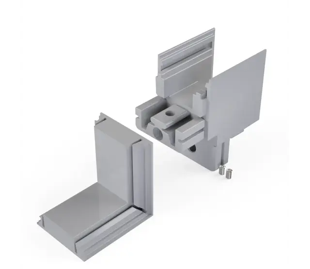 Außeneckverbinder 90° für LED Alu Profil XL306 – Außenwinkel‑Verbinder in Alu‑Silber, Weiß oder Schwarz