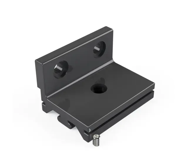 Seitliche Wandhalterung für LED Alu Profil XL306 – Wandmontage mit Lichtaustritt nach unten