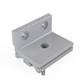 Seitliche Wandhalterung für LED Alu Profil XL306 – Wandmontage mit Lichtaustritt nach unten