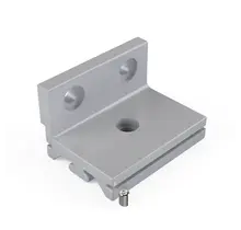 Seitliche Wandhalterung für LED Alu Profil XL306 – Wandmontage mit Lichtaustritt nach unten