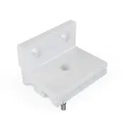 Seitliche Wandhalterung für XL306 LED-Profile – Silber, Weiß oder Schwarz