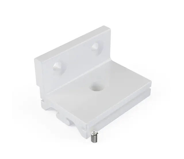 Seitliche Wandhalterung für XL306 LED-Profile – Silber, Weiß oder Schwarz