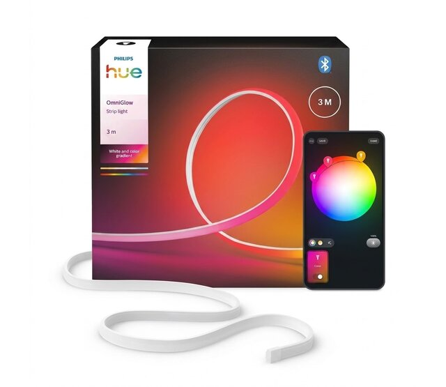 Philips Hue OmniGlow RGBW LED Streifen 40W 2700 lm 230V IP20 – 3 M