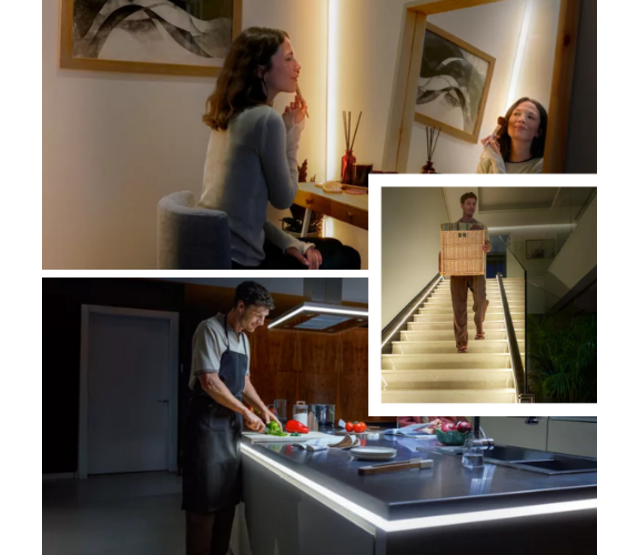 Philips Hue OmniGlow RGBW LED Streifen 40W 2700 lm 230V IP20 – 3 M
