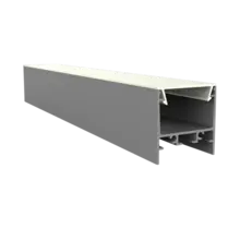 XL306ALU LED-Profil, 3 Meter, 30 × 30,92 mm mit opaler Abdeckung