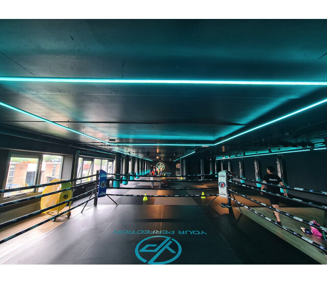 XL306ALU LED-Profil, 3 Meter, 30 × 30,92 mm mit opaler Abdeckung