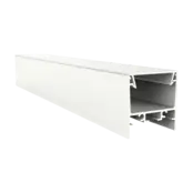 XL306WEISS LED-Profil, 3 Meter, 30 × 30,92 mm mit opaler Abdeckung