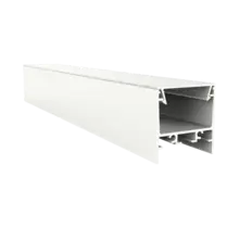 XL306WEISS LED-Profil, 3 Meter, 30 × 30,92 mm mit opaler Abdeckung