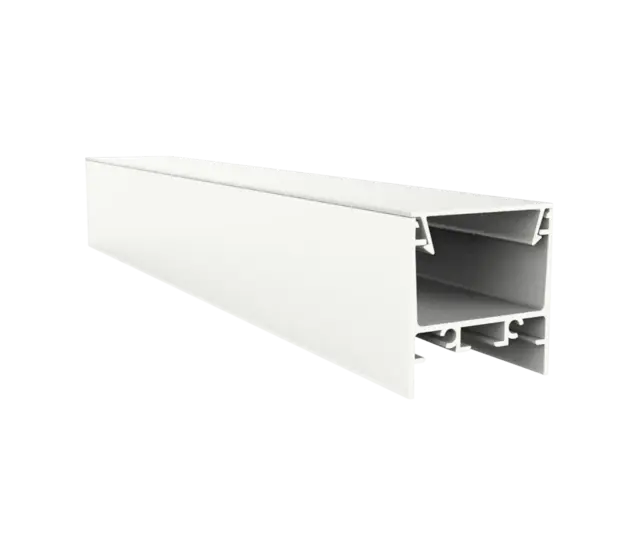 XL306WEISS LED-Profil, 3 Meter, 30 × 30,92 mm mit opaler Abdeckung