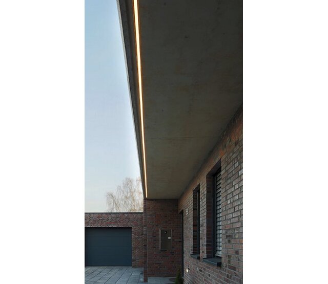 LED-Aufbauprofil 318WEISS, 3 Meter – mit oder ohne opale Abdeckung