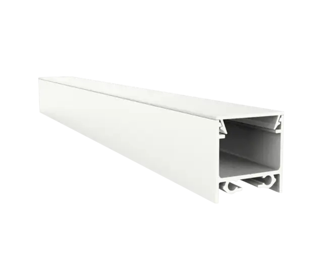 LED-Aufbauprofil 318WEISS, 3 Meter – mit oder ohne opale Abdeckung