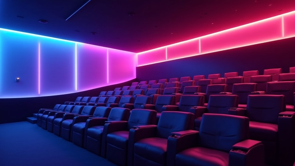 RGBWW LED-Streifen für Kinos