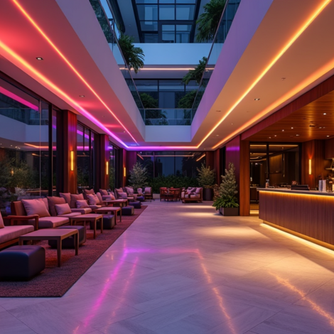 RGBWW LED-Streifen für Hotels