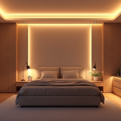 MIKRO LED-Streifen Schlafzimmer