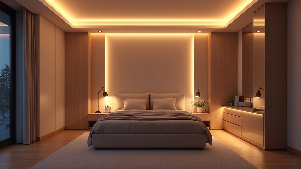 MIKRO LED-Streifen Schlafzimmer