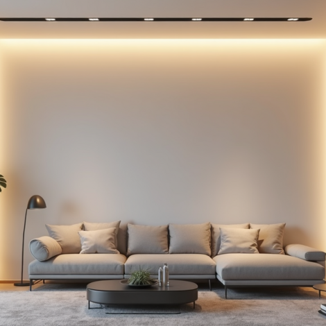 LED-Trockenbauprofil für Wände