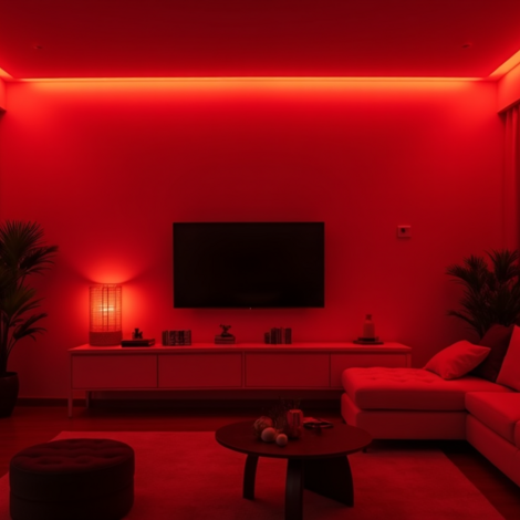LED-Streifen rot