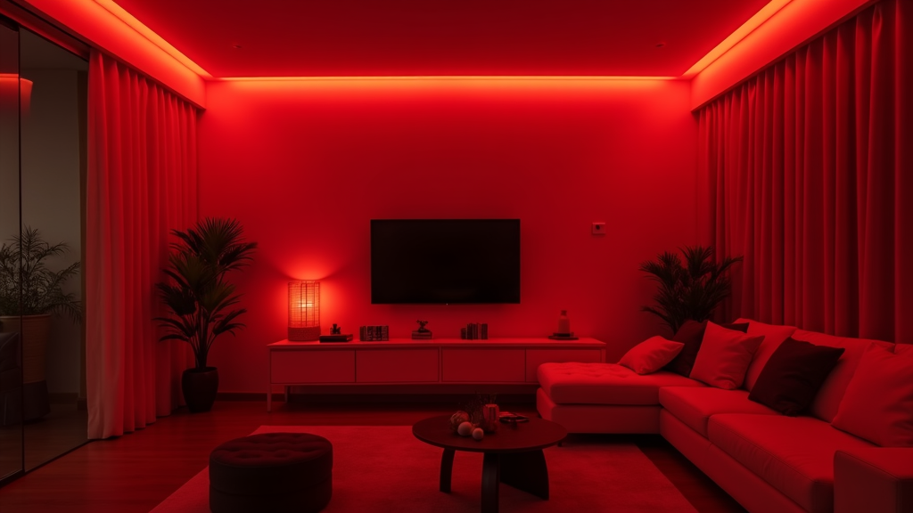 LED-Streifen rot
