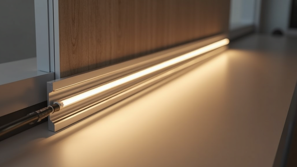 LED-Streifen Kabelschleuse