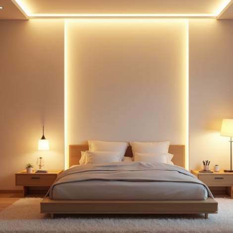 LED-Profil Schlafzimmer