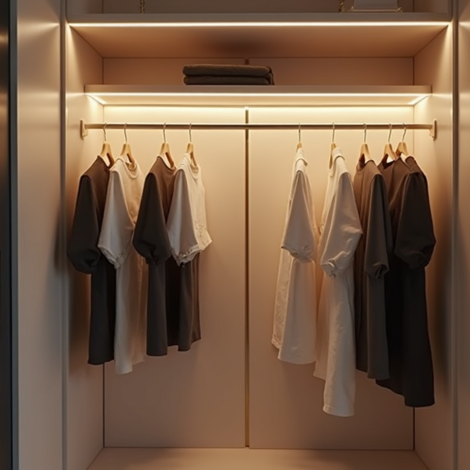 LED-Profil Kleiderschrank