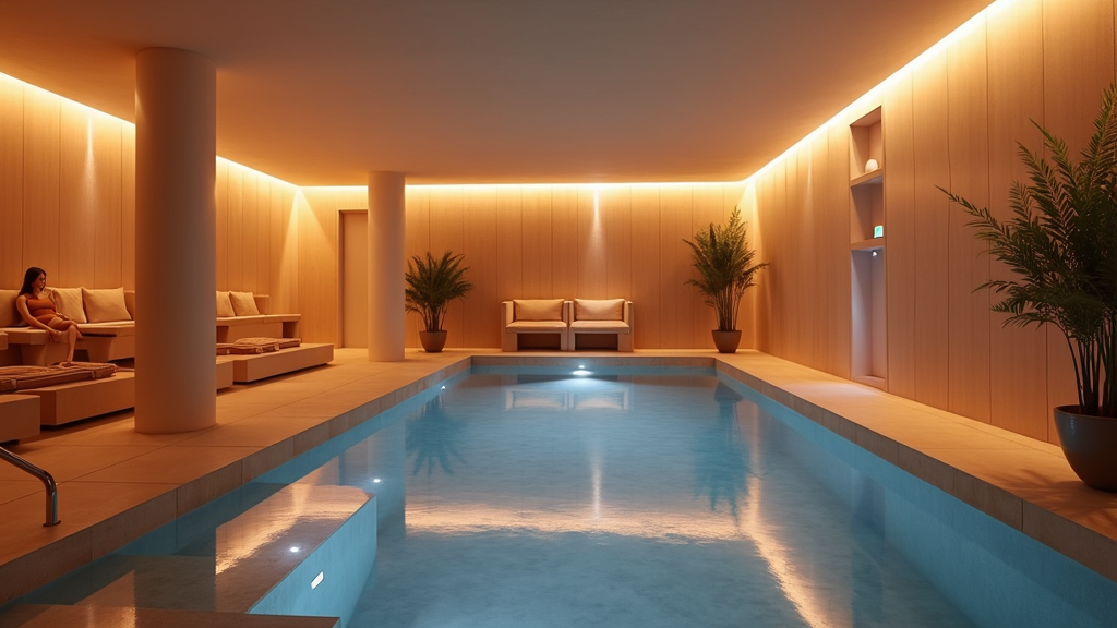 LED-Beleuchtung Wellnessbereich