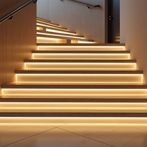 LED-Beleuchtung Podest