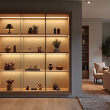 LED Streifen für in eine Vitrine