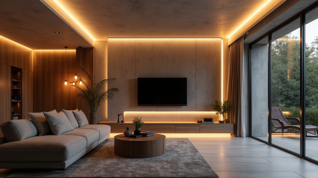 LED Streifen für in eine Wand