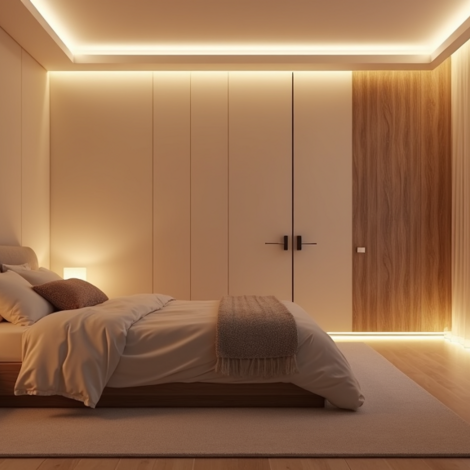LED Streifen für ein Schlafzimmer