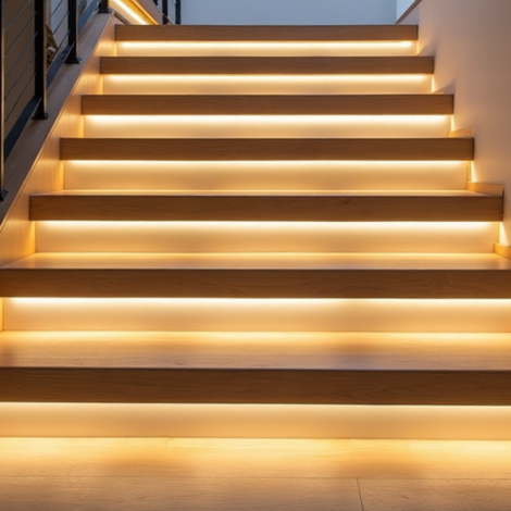 LED Profile für Treppenstufen