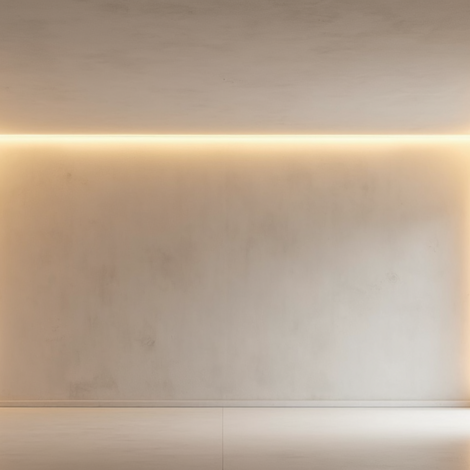 LED Profil mit Verputzfläche