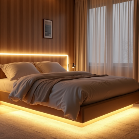 LED Beleuchtung für Betten