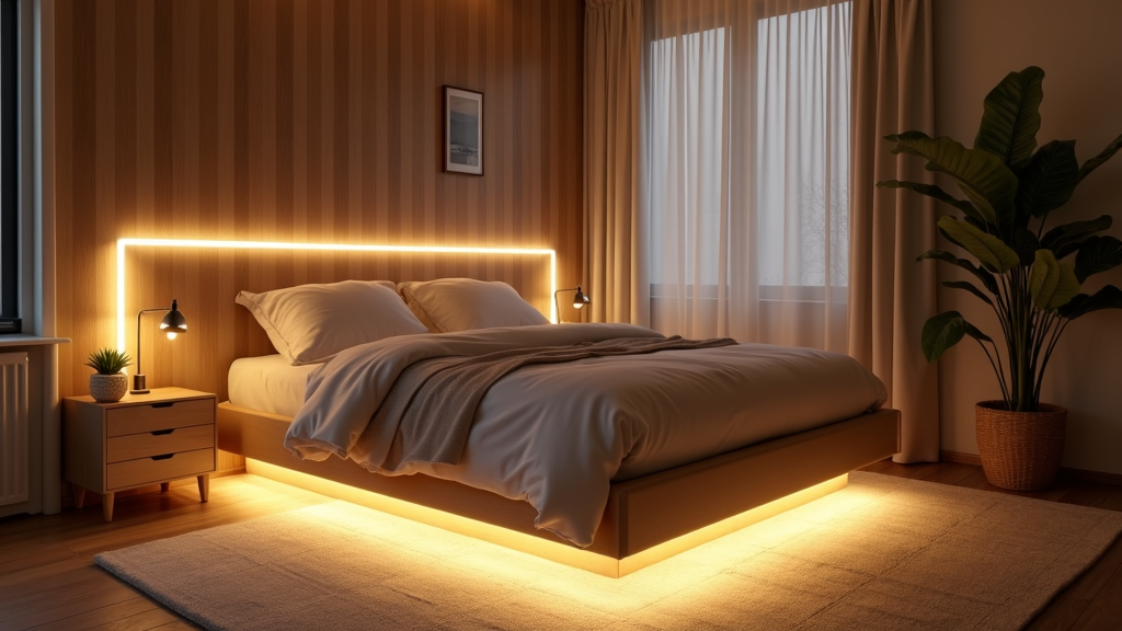 LED Beleuchtung für Betten