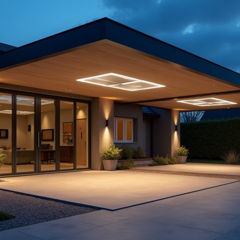 Carport LED Beleuchtung
