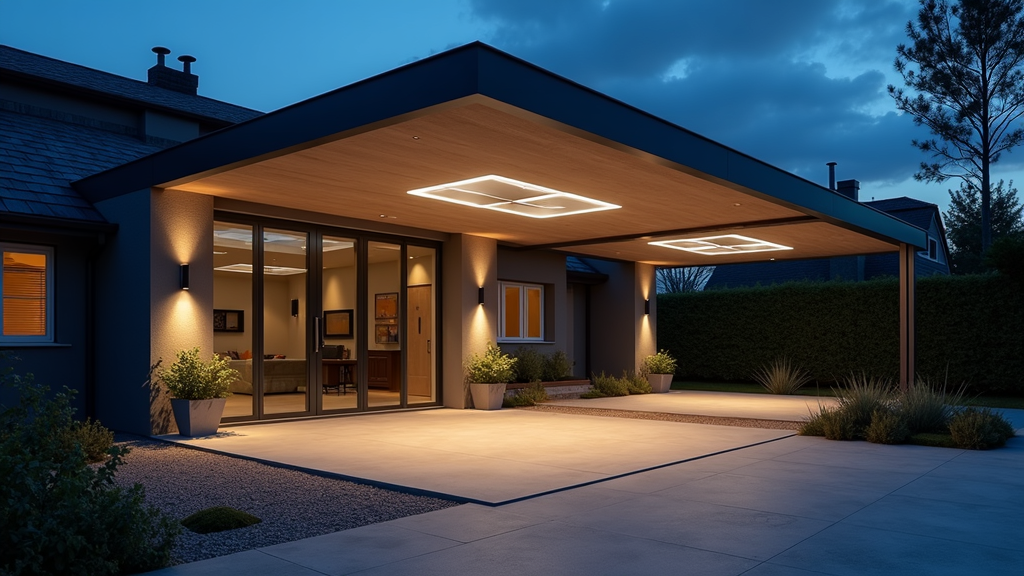Carport LED Beleuchtung