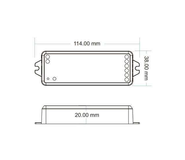 Casambi LED-Controller RGB(W + Dualweiß) 12–24 V