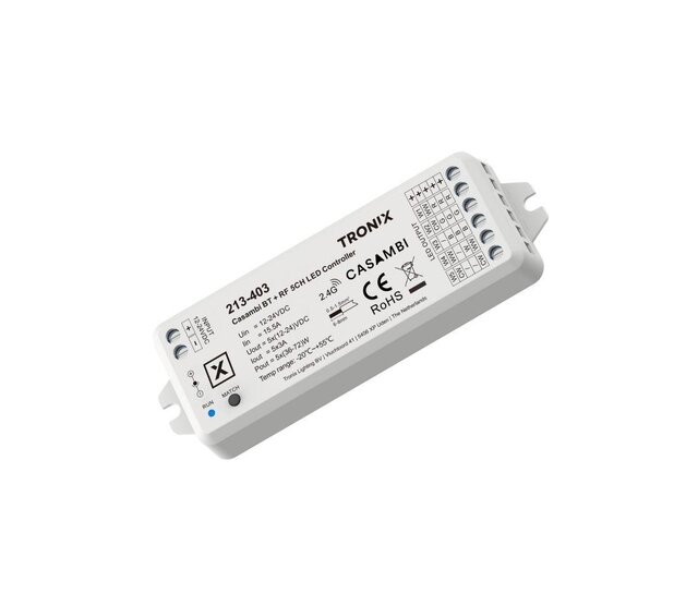 Casambi LED-Controller RGB(W + Dualweiß) 12–24 V