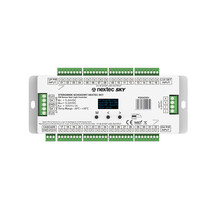 Professionelle LED-Treppenstufensteuerung mit Sensoren für bis zu 32 Stufen – 5–24 V DC, IP20, für einfarbige LED-Streifen