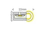 LED Neon Flex RGBW – RGB + neutralweiß 4000K, 24 V, 20 W/m, 700 lm/m, 60 LED/m, IP67, 5 m Rolle